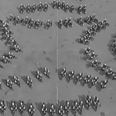 Diese Parade von Motorradfahrern der italienischen Polizei ist unglaublich