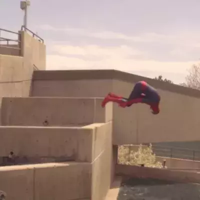 Spiderman: Der absolut verrückte Freerun-Parkours, der die Superhelden zum Leben erweckt