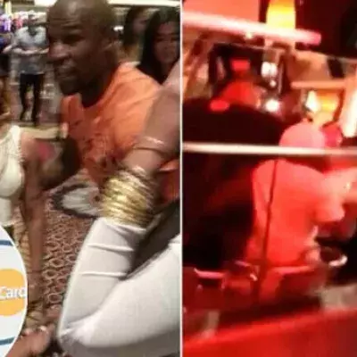 Floyd Mayweather kämpft gegen den Rapper T.I.
