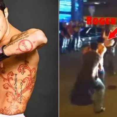 Der UFC-Kämpfer Roger Huerta macht einen Mann fertig, weil dieser eine Frau geschlagen hat