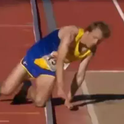 Ungewöhnlich: Ein Athlet kann nach einem 10.000-Meter-Lauf nicht mehr laufen