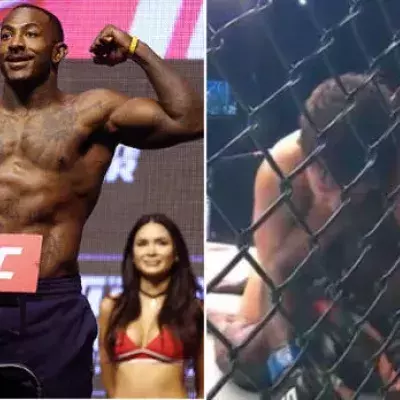 Khalil Rountree befiehlt seiner Mutter mitten in einem MMA-Kampf, die Klappe zu halten