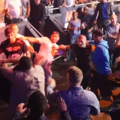 MMA: Nick und Nate Diaz liefern sich eine Schlägerei mit Khabib Nurmagomedov!