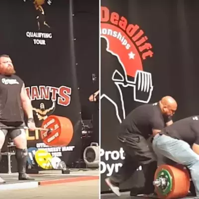 Eddie Hall hebt 500 Kilo im Deadlift und bringt sich damit in Gefahr