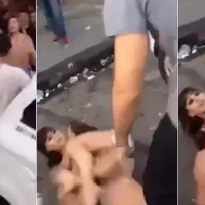 Brasilianerin benutzt einen Jiu-Jitsu-Griff und setzt einer Schlägerei ein Ende