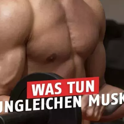Ein Arm oder ein Muskel ist dicker als der andere - was tun?