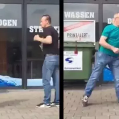 Dieser Betrunkene hätte diesen älteren Mann lieber nicht provozieren sollen…