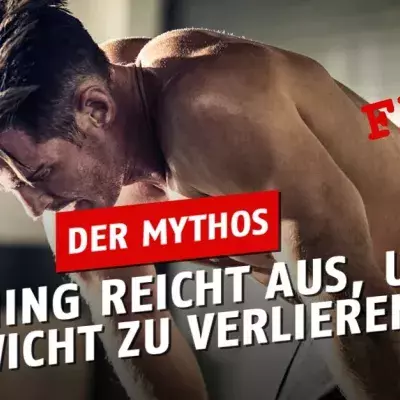 Trainieren reicht nicht aus, um Gewicht zu verlieren!
