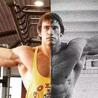 Anton Raskin ist ein Bodybuilder aus Russland und Doppelgänger vom jungen Arnold Schwarzenegger
