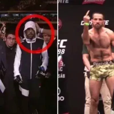 UFC 198: Matt Brown kämpft gegen Fans vor seinem Eintritt in den Käfig gegen Demian Maia