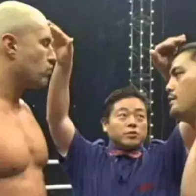 Jérôme Le Banner gewinnt den legendären K1-Kampf gegen Mark Hunt