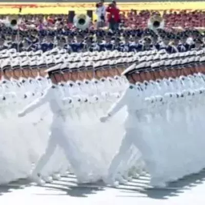 Diese Parade ist der Perfektion nahe