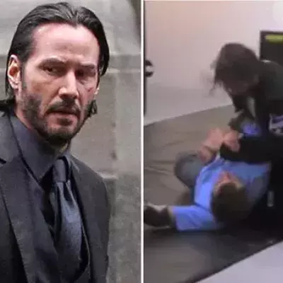 Hier seht ihr wie Keanu Reeves für seine Rolle in "John Wick" Jiu-Jitsu trainierte