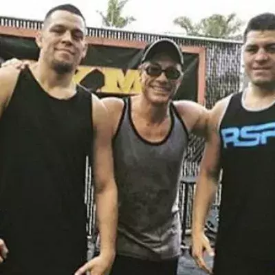 Nate Diaz und sein Bruder Nick trainieren mit Jean Claude Van Damme