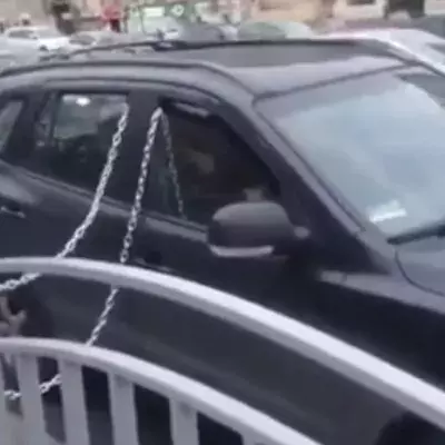 Dieser Typ hat eine originelle Strategie gefunden, damit sein Auto nicht gestohlen wird