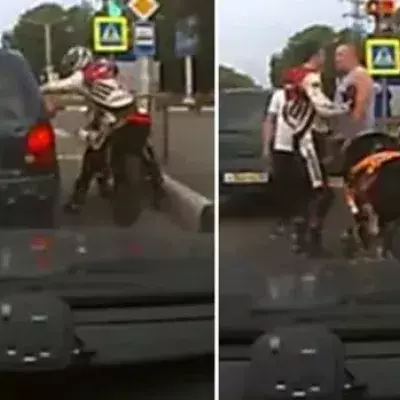Hätten Sie den Ausgang von dieser heftigen Road Rage in Russland voraussagen können?