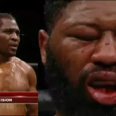 Francis Ngannou beeindruckt bei seinem zweiten UFC-Kampf gegen Curtis Blaydes