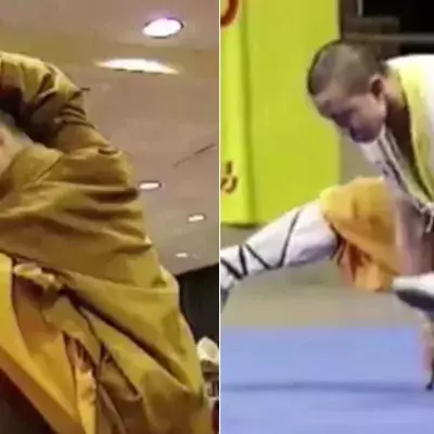 Shaolin-Mönche präsentieren ihre unglaublichen Fähigkeiten