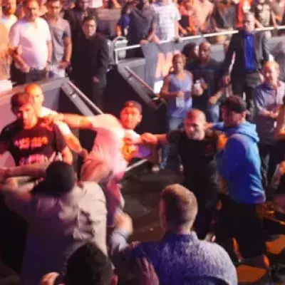 Vater von Khabib: Video zeigt, wie einer der Diaz-Brüder bei der Nurmagomedov-Schlägerei K. o. ging