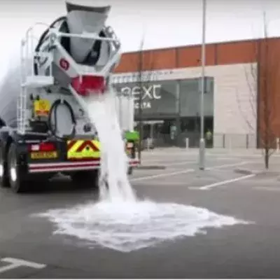 Topmix: Beton, der Wasser wie ein Schwamm aufsaugt