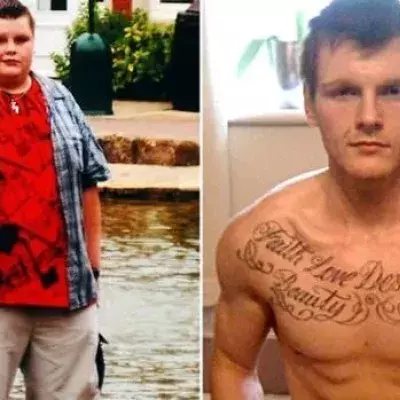 Die beeindruckende Verwandlung von Nathan Hewitt! Früher übergewichtig, heute Fitnesstrainer