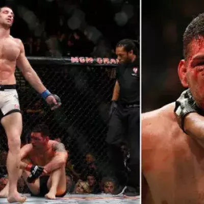 UFC 194: Chris Weidman hat im Kampf um den Titel im Mittellgewicht gegen Luke Rockold ordentlich kassiert