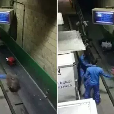 Dieses schockierende Video zeigt wie Gepäckträger am Flughafen arbeiten