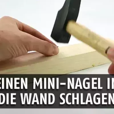 Gentside Tipps und Tricks - Episode 19 : Wie schlägt man einen winzigen Nagel in die Wand?