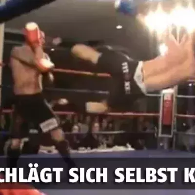 Muay Thai: Er schlägt sich selbst K.o.
