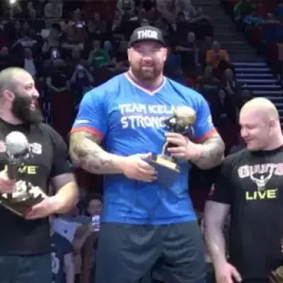 Hafthor Julius Björnsson („Der Berg“) wieder stärkster Mann Europas