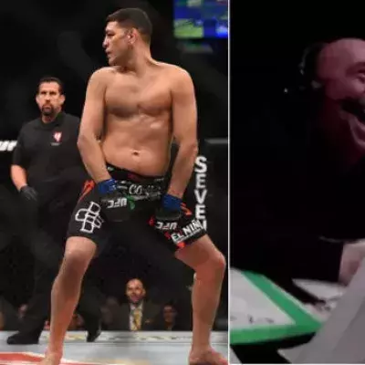 UFC: Nick Diaz lacht Anderson Silva mitten im Kampf aus