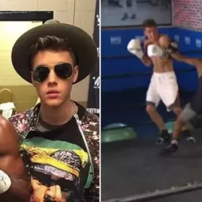 Floyd Mayweather gibt Justin Bieber Boxunterricht