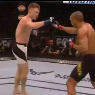 Felder gratuliert Barboza für den schönen Tritt, den er im UFC gegen ihn angewandt hat