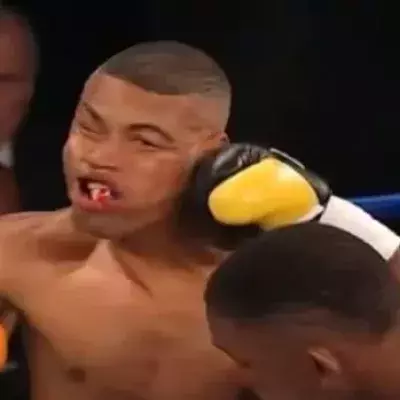 Beeindruckende Zeitlupe eines KOs beim Boxen