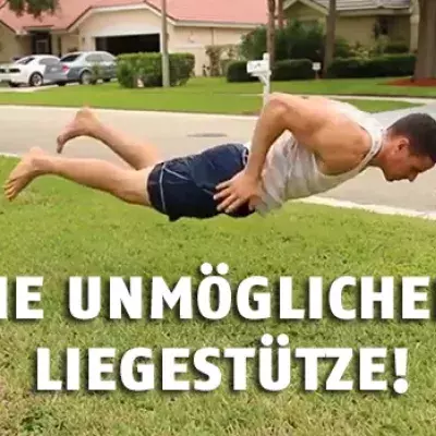 Mit dieser Technik lernt man die weltweit schwierigsten Liegestütze zu machen