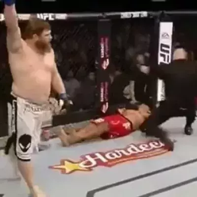 MMA: Der beeindruckende Free Fighter Roy Nelson gewinnt seinen Kampf mit einem blitzschnellen K.O.