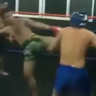 Er fordert einen Meister im Thaiboxen heraus und kassiert eine herbe Abreibung