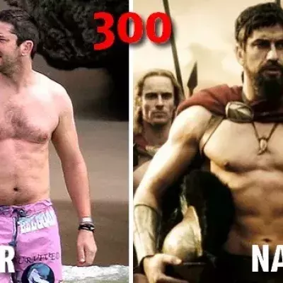 Das intensive Training der Spartaner für den Film 300