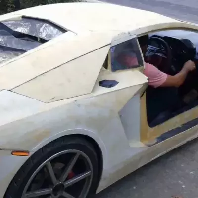 Zu wenig Geld: Mann baut sich seinen eigenen Lamborghini