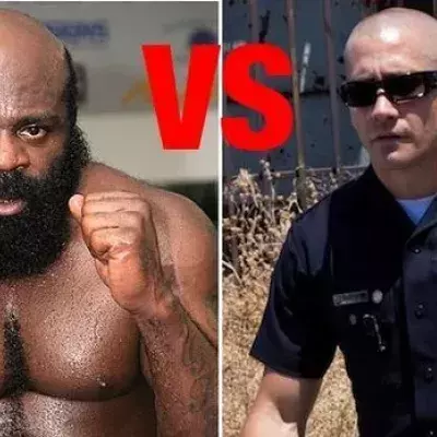 Streetfight: Kimbo Slice kämpft gegen einen Polizisten! Wer dominiert hier den Kampf?