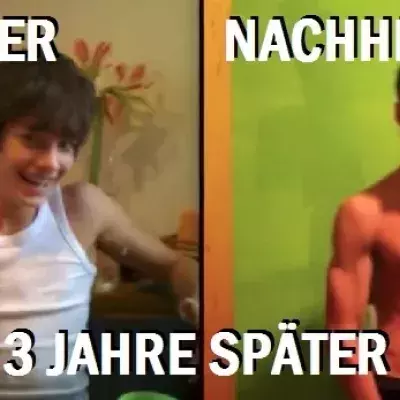 Eine vollständige und natürliche Verwandlung durch 3 Jahre intensives Training