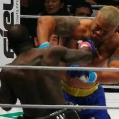 K1: Der überraschende und heftige K.O. von Melvin Manhoef gegen Mark Hunt