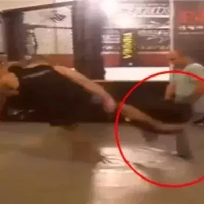 MMA: Pedro Rizzo wirft einen Journalisten mit einem übermächtigen Tritt zu Boden