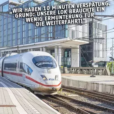 Bahn-Fails: Mit diesen Durchsagen bringt der Schaffner alle Fahrgäste zum Lachen