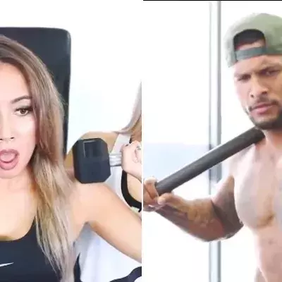Der Muskelprotz betritt das Gym. Die Reaktion der Mädels ist genial
