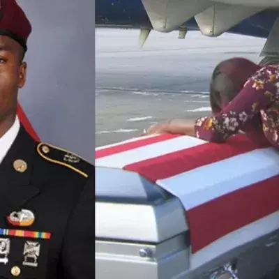 Donald Trump bringt die Witwe eines Soldaten, der im Kampf gefallen ist, zum Weinen