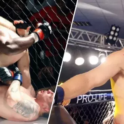 Er kommt als Fan zu einem MMA-Event und wird Champion