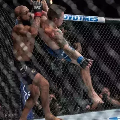 Demetrious Johnson packt gegen Ray Borg einen brutalen Armhebel aus und schlägt den UFC-Rekord