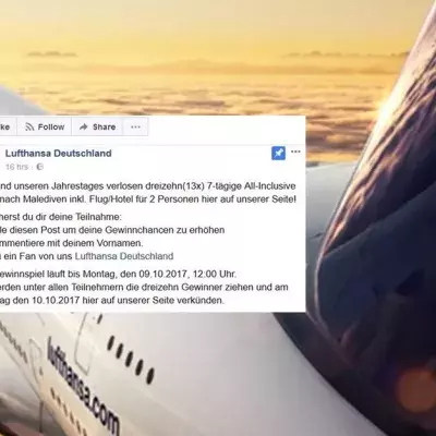 Angebliches Lufthansa-Gewinnspiel entpuppt sich als Fälschung
