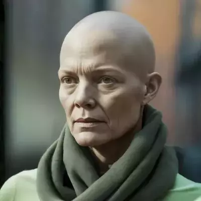 bald woman